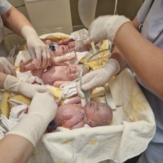 Mother Gives Birth To Triplets On Christmas Eve