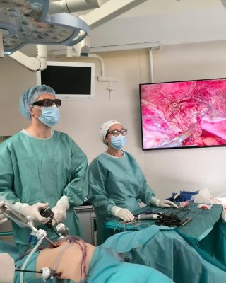 Laparoscopic Hysterectomy For Uterus Above The Navel