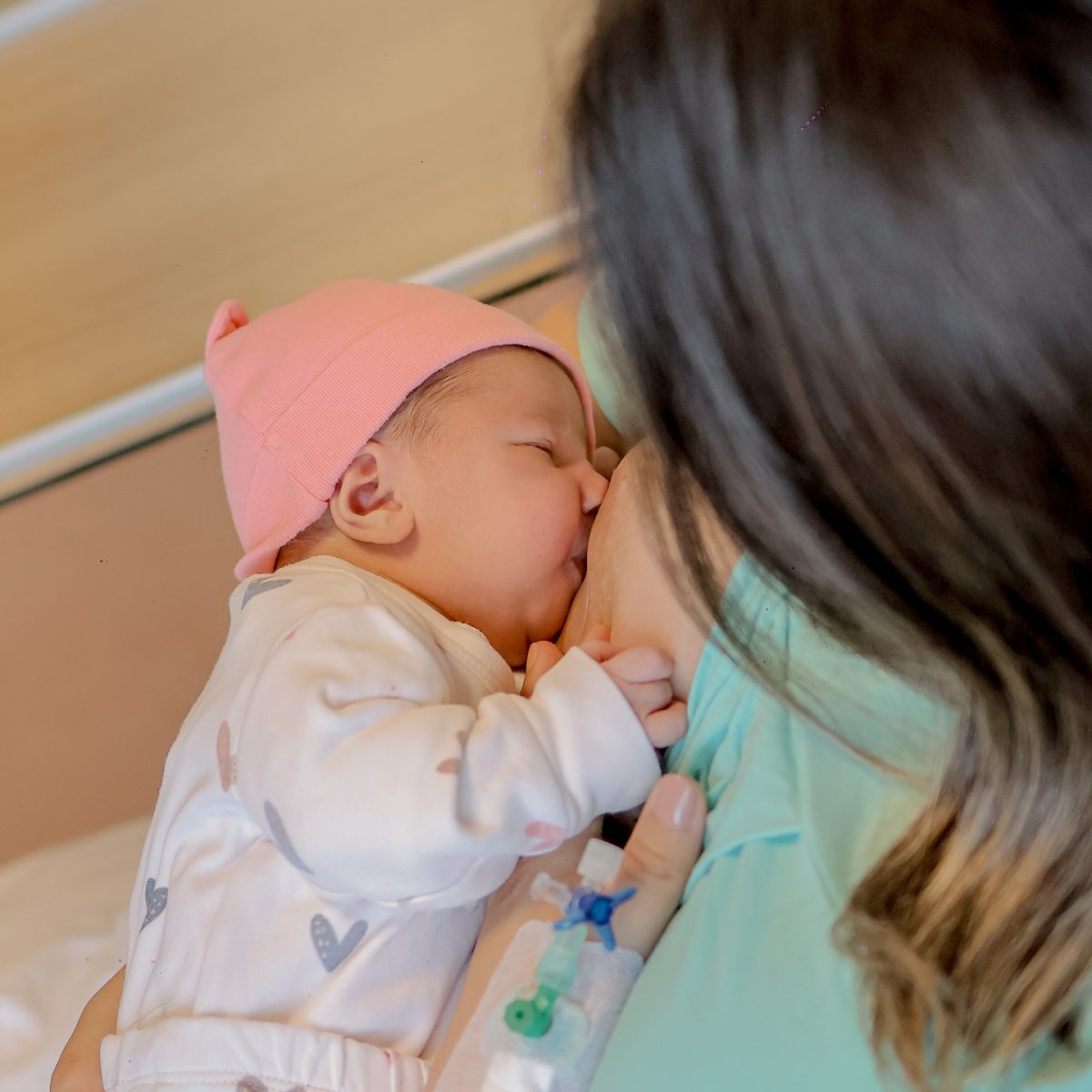 Breastfeding Newborn Maternity Hospital Plodnost