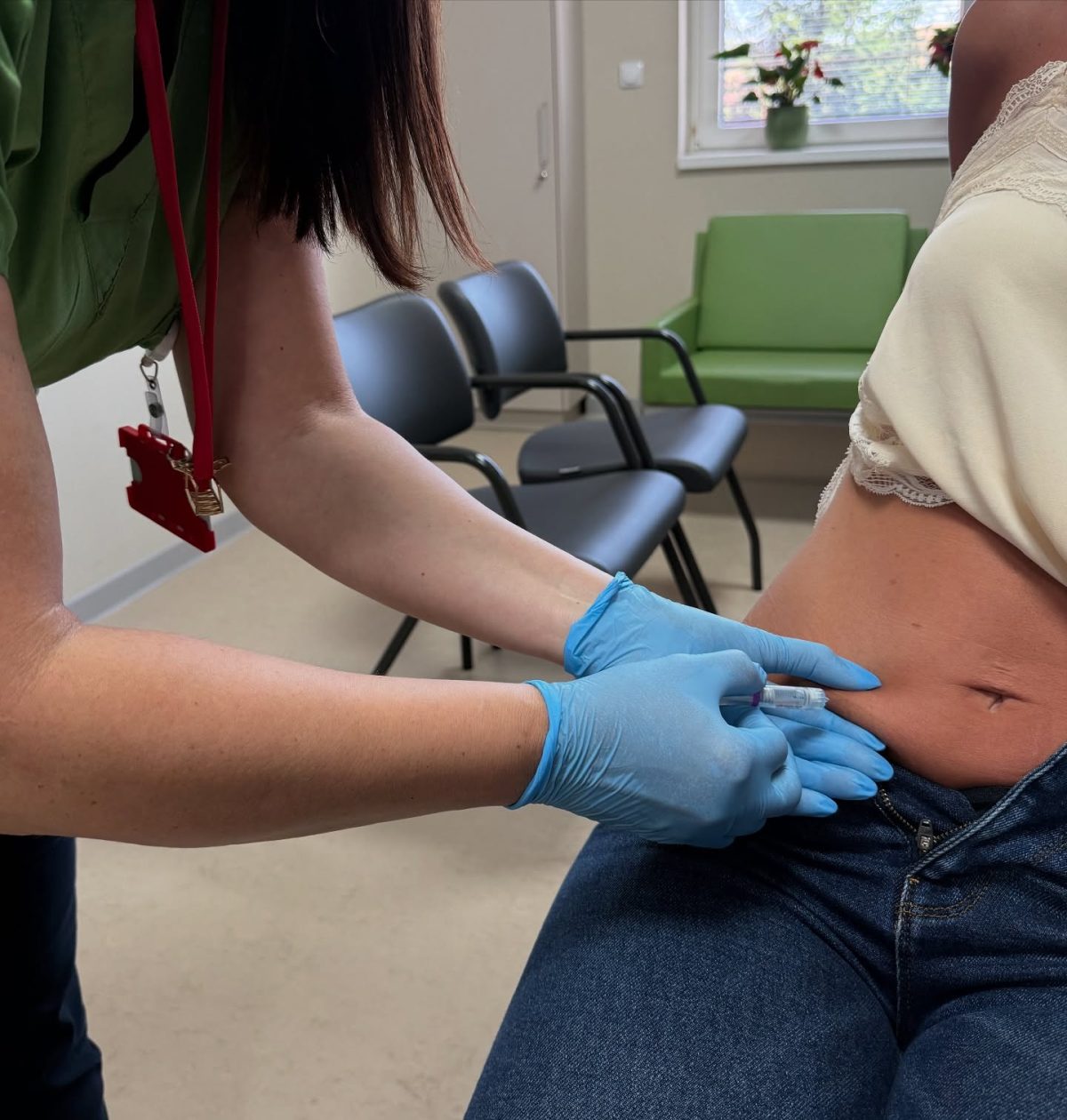 Syringe Ivf Plodnost Patient Nurse